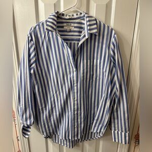 🌼🌸$5,$10,$20 SPRING CLEANING SALE🌸🌼 Madewell oversized stripe blouse